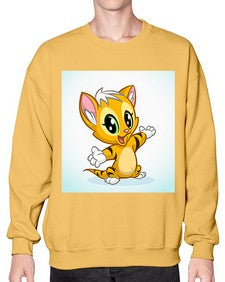 Cat 40# - cartoon animals- Sweatshirt - Crew