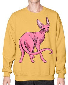 Cat 45# - cartoon animals- Sweatshirt - Crew