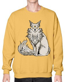 Cat 46# - cartoon animals- Sweatshirt - Crew
