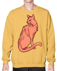 Cat 47# - cartoon animals- Sweatshirt - Crew
