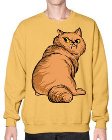 Cat 48# - cartoon animals- Sweatshirt - Crew