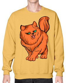 Cat 49# - cartoon animals- Sweatshirt - Crew