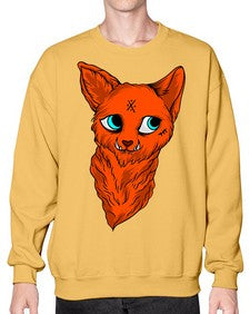 Cat 53# - cartoon animals- Sweatshirt - Crew