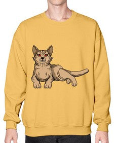 Cat 56# - cartoon animals- Sweatshirt - Crew