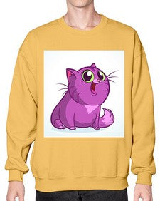 Cat 61# - cartoon animals- Sweatshirt - Crew