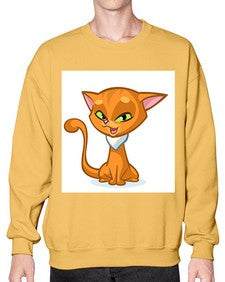 Cat 69# - cartoon animals- Sweatshirt - Crew