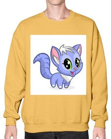 Cat 70# - cartoon animals- Sweatshirt - Crew