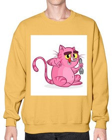 Cat 71# - cartoon animals- Sweatshirt - Crew