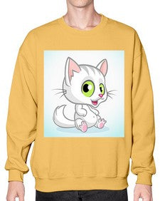 Cat 72# - cartoon animals- Sweatshirt - Crew