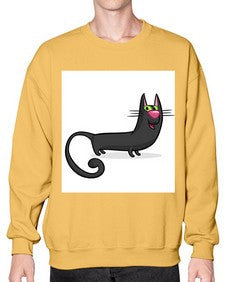 Cat 73# - cartoon animals- Sweatshirt - Crew