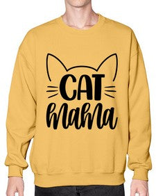 Cat Mama Style 84# - cats- Sweatshirt - Crew