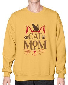 Cat Mom Style 6# - cats- Sweatshirt - Crew
