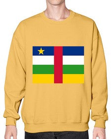 Central African Republic 551# - world flags- Sweatshirt - Crew