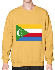 Comoros 612# - world flags- Sweatshirt - Crew