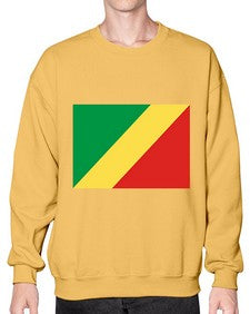 Congo Republic of the 614# - world flags- Sweatshirt - Crew