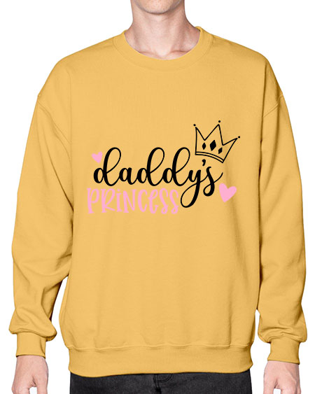 Daddys Princess Style 300# - baby- Sweatshirt - Crew