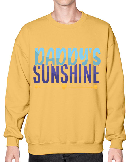 Daddys Sunshine Style 69# - baby- Sweatshirt - Crew