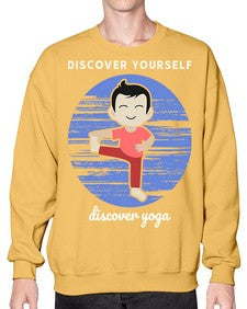 Discover Yourself Discover Yoga 199# - yoga- Sweatshirt - Crew