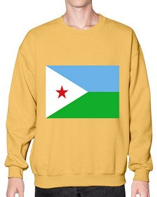 Djibouti 670# - world flags- Sweatshirt - Crew