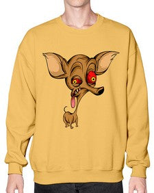 Dog 106# - cartoon animals- Sweatshirt - Crew