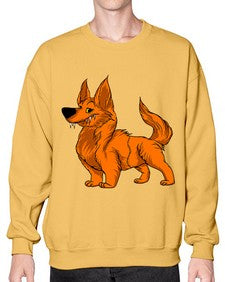 Dog 110# - cartoon animals- Sweatshirt - Crew