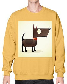 Dog 87# - cartoon animals- Sweatshirt - Crew