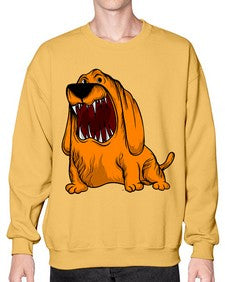 Dog 90# - cartoon animals- Sweatshirt - Crew