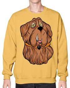 Dog 94# - cartoon animals- Sweatshirt - Crew