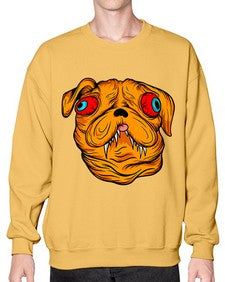 Dog 95# - cartoon animals- Sweatshirt - Crew