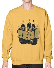 Dont wake the bear 4# - cartoon animals- Sweatshirt - Crew