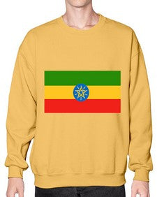 Ethiopia 715# - world flags- Sweatshirt - Crew