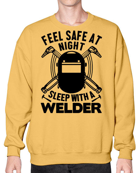 Feel safe at night Style 777# - welder- Sweatshirt - Crew