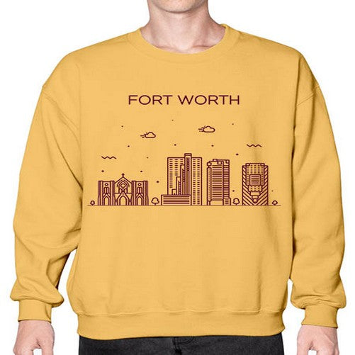 FortWorth 738# - cities- Sweatshirt - Crew