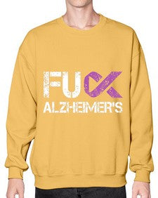 Fuck Alzheimers Fuck Dementia Alzheimer 151# - alzheimers- Sweatshirt - Crew