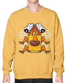 Fuck the weekend 128# - cartoon general- Sweatshirt - Crew