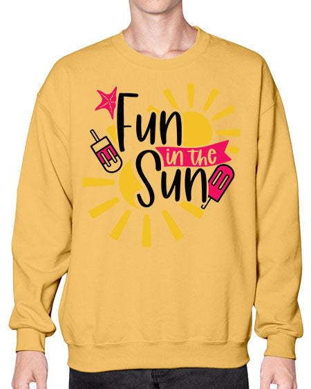 Fun In The Sun Style 45# - summer- Sweatshirt - Crew