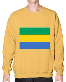 Gabon 754# - world flags- Sweatshirt - Crew