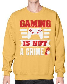 Gaming is not a crime 19# - video games- Sweatshirt - Crew