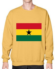Ghana 768# - world flags- Sweatshirt - Crew