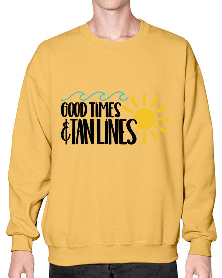 Good Times Tan Lines Style 43# - summer- Sweatshirt - Crew