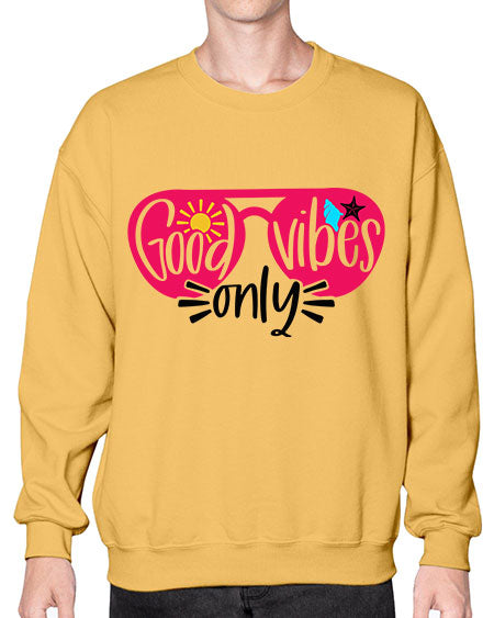 Good Vibes Only Style 42# - summer- Sweatshirt - Crew