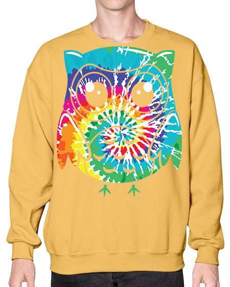 Graphic Owl Tiedye A TurtleRabbit 8# - owl- Sweatshirt - Crew
