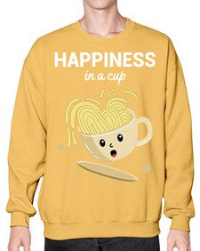 Happiness in a Cup 1029# - Ramen- Sweatshirt - Crew