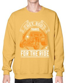 Hey Rod thanks for the ride 52# - hot rod- Sweatshirt - Crew