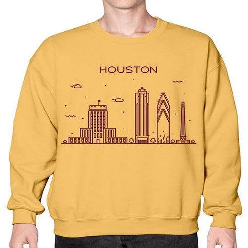 Houston 908# - cities- Sweatshirt - Crew