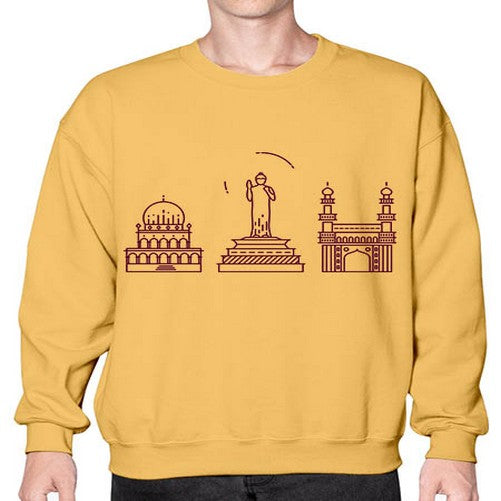 Hyderabad 915# - cities- Sweatshirt - Crew