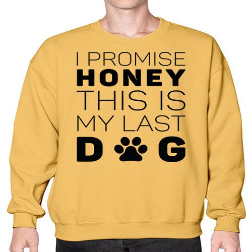 I Promise Honey Style 40# - dogs- Sweatshirt - Crew