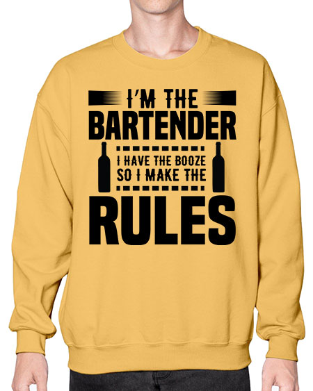 I am the Bartender Style 187# - bartender- Sweatshirt - Crew