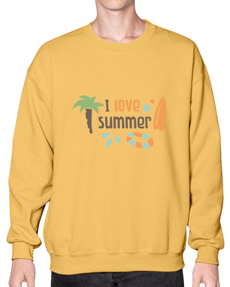 I love summer 91# - summer- Sweatshirt - Crew