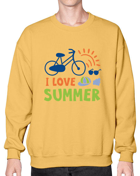 I love summer 92# - summer- Sweatshirt - Crew